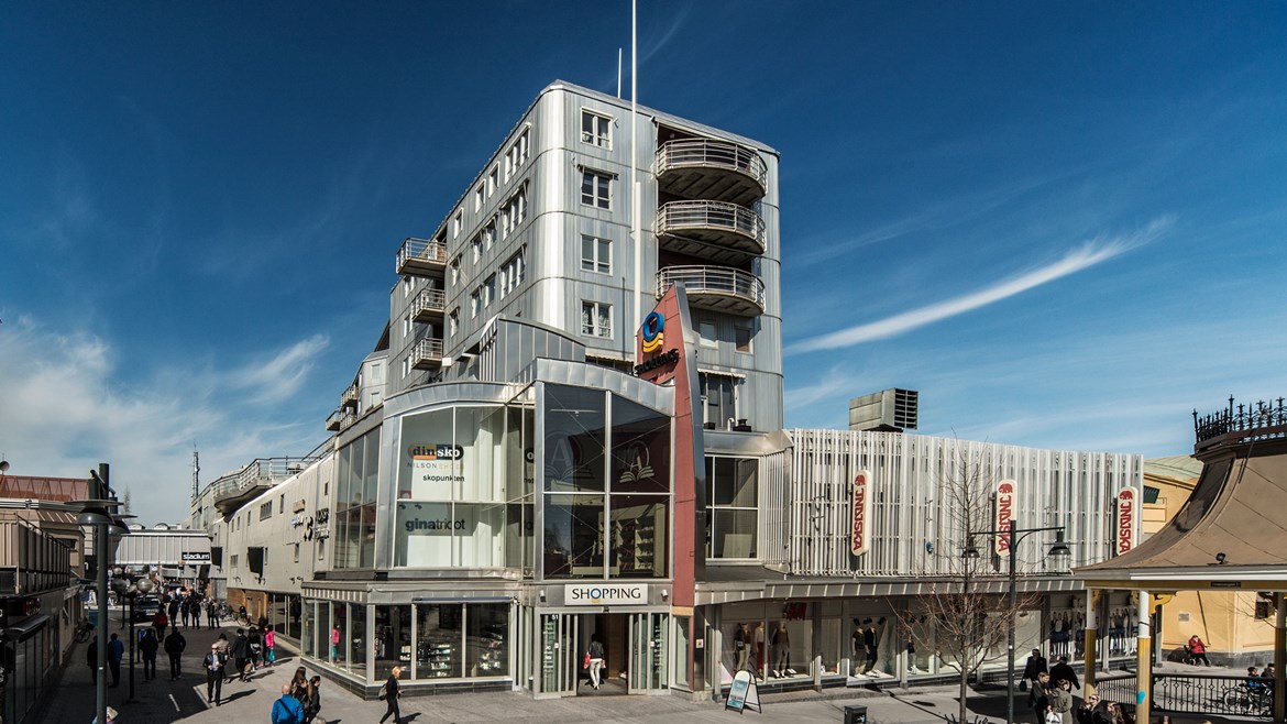 Shopping i Luleå, arkitekt Ralph Erskine
