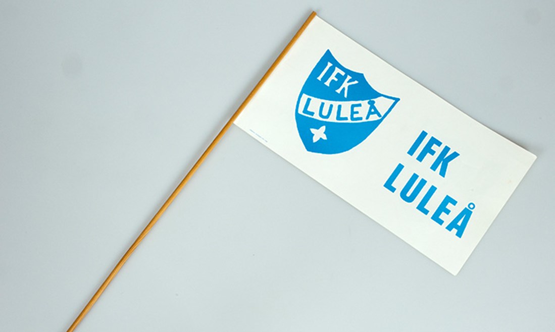 Supporterflagga från IFK Luleå