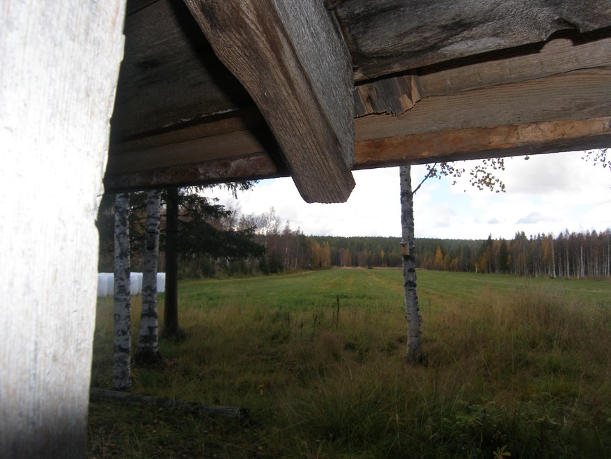 Intill Irene Kemis lada i Jarhois ligger landskapet öppet